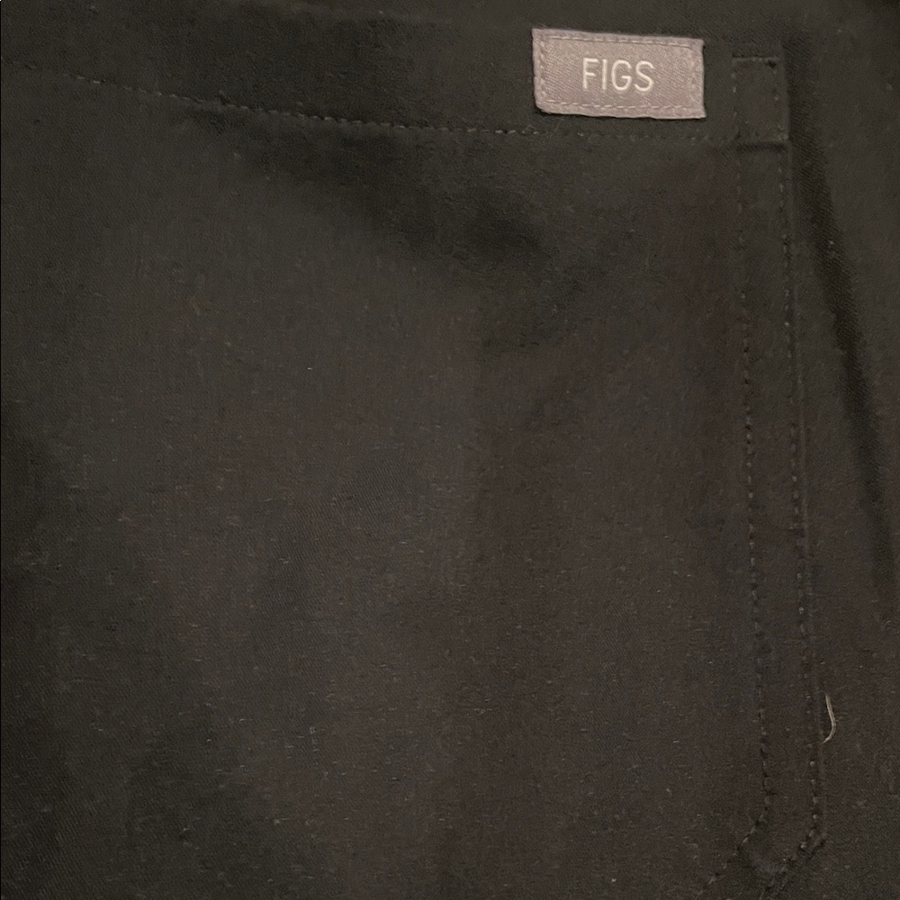 Figs Black Drawstring Pants - Picture 6 of 6